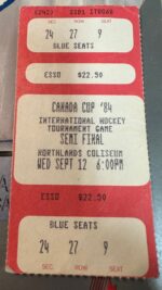 Canada Cup Program 1984 w/ Tickets! Amazing Piece of History - Image 4