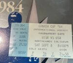 Canada Cup Program 1984 w/ Tickets! Amazing Piece of History - Image 3