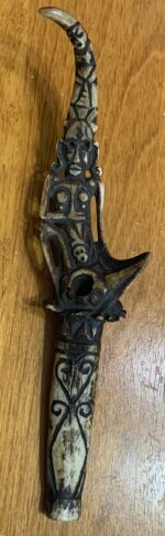 Central American Folk Art Peace Pipe - Image 9